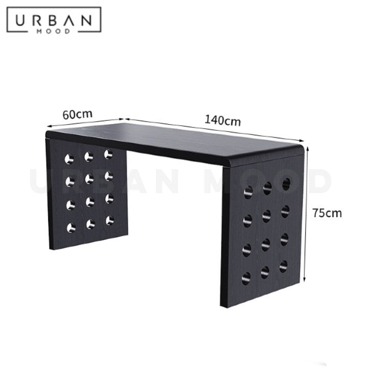 VAES Modern Solid Wood Study Table