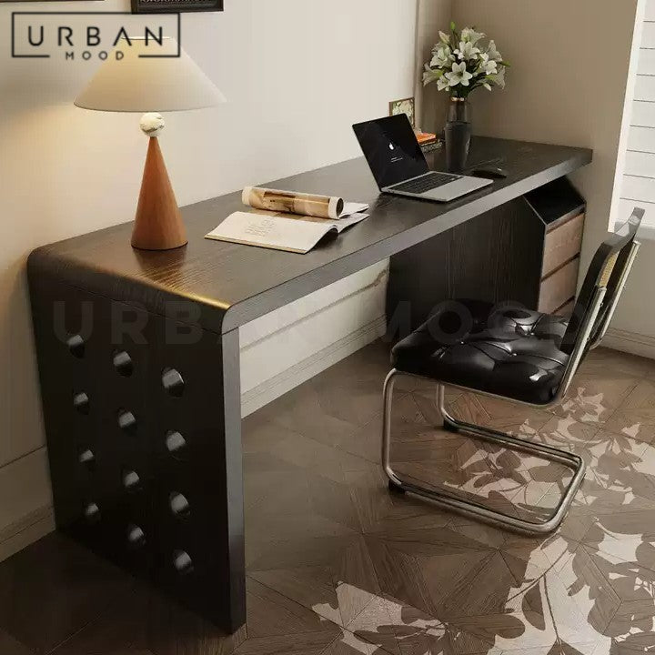 VAES Modern Solid Wood Study Table