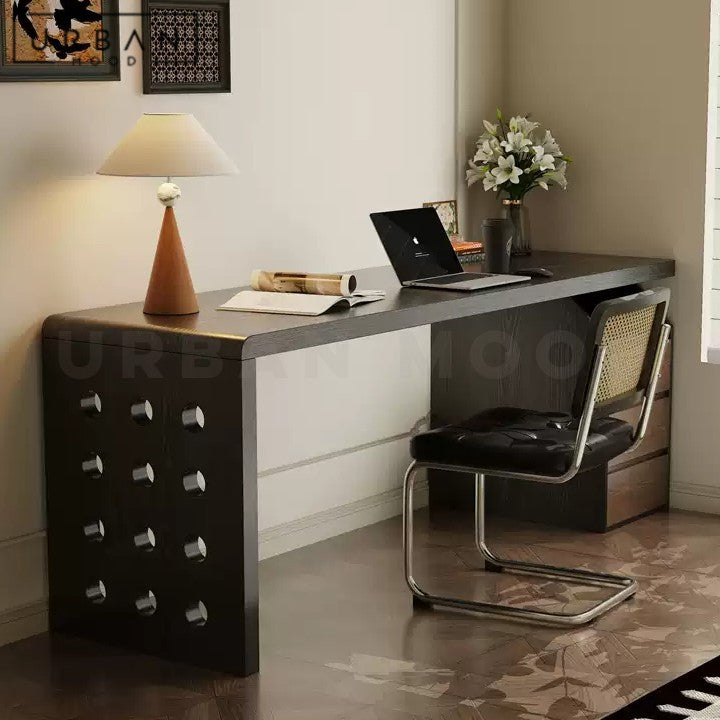 VAES Modern Solid Wood Study Table