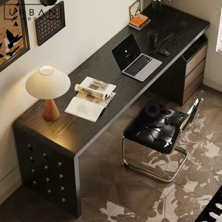 VAES Modern Solid Wood Study Table