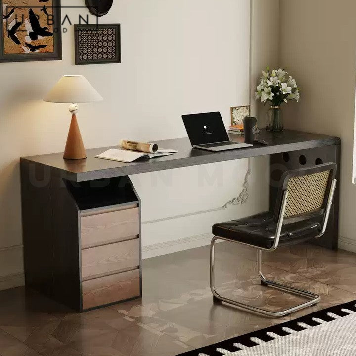 VAES Modern Solid Wood Study Table