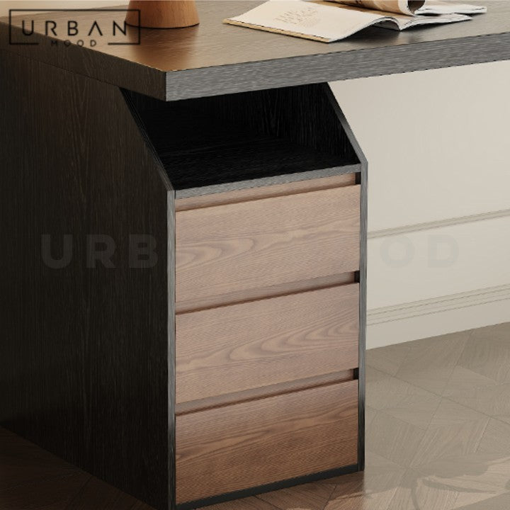 VAES Modern Solid Wood Study Table