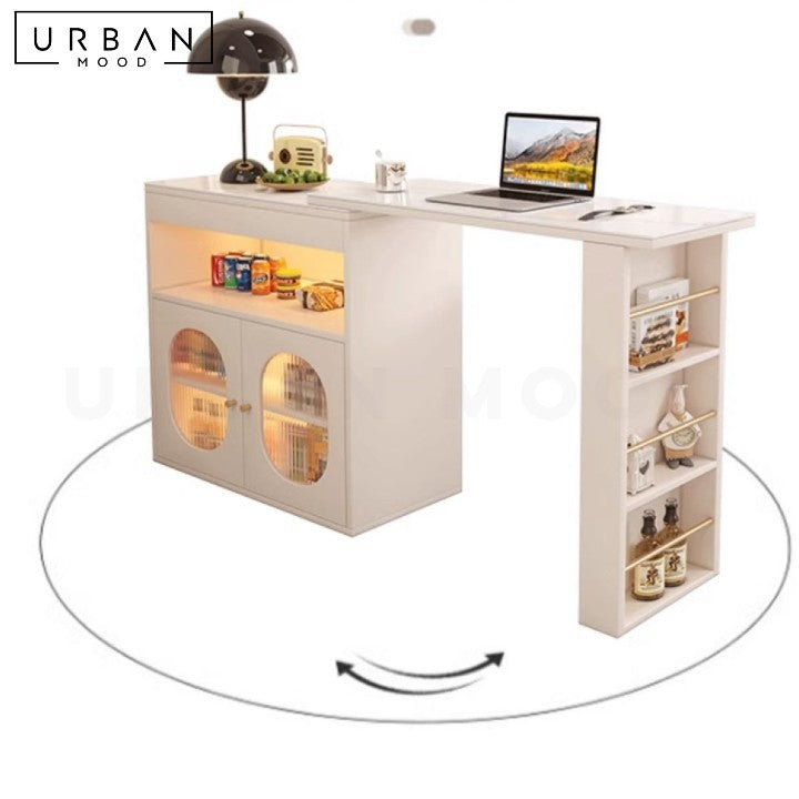 VAYAN Modern Bar Table