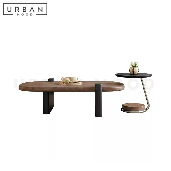VIANA Modern Solid Wood Coffee Table