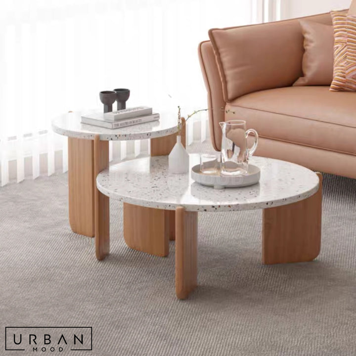 VAIRE Modern Terrazzo Coffee Table