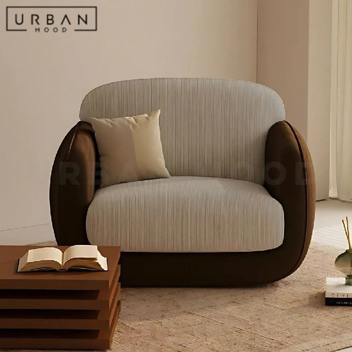 VALBONA Modern Fabric Lounge Chair