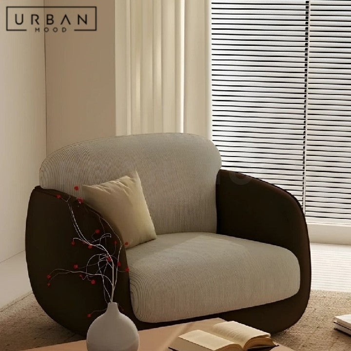 VALBONA Modern Fabric Lounge Chair