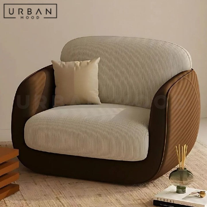 VALBONA Modern Fabric Lounge Chair