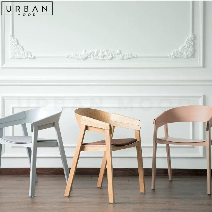 PREMIUM | VALENTINA Scandinavian Solid Wood Dining Chair