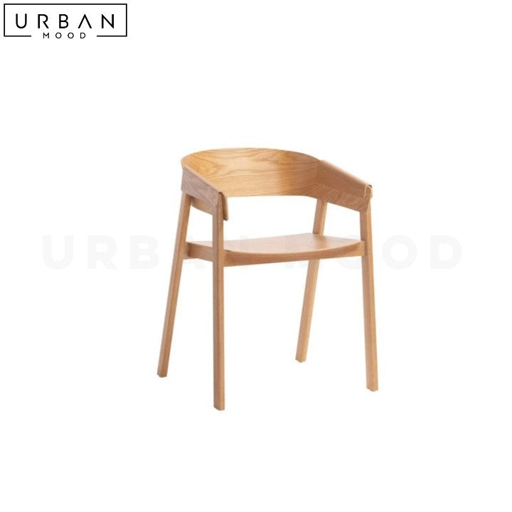 PREMIUM | VALENTINA Scandinavian Solid Wood Dining Chair