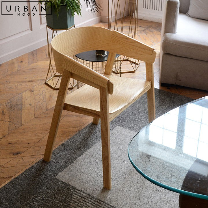 PREMIUM | VALENTINA Scandinavian Solid Wood Dining Chair