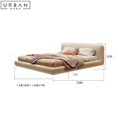 VALERIE Modern Floating Bedframe