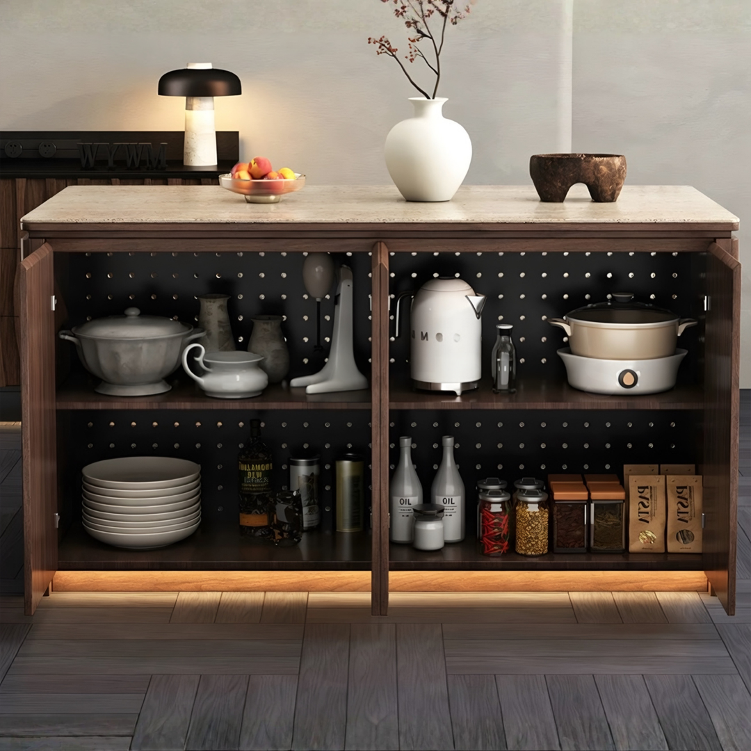 VALERIQUE Modern Sintered Stone Kitchen Island - Urban Mood Singapore