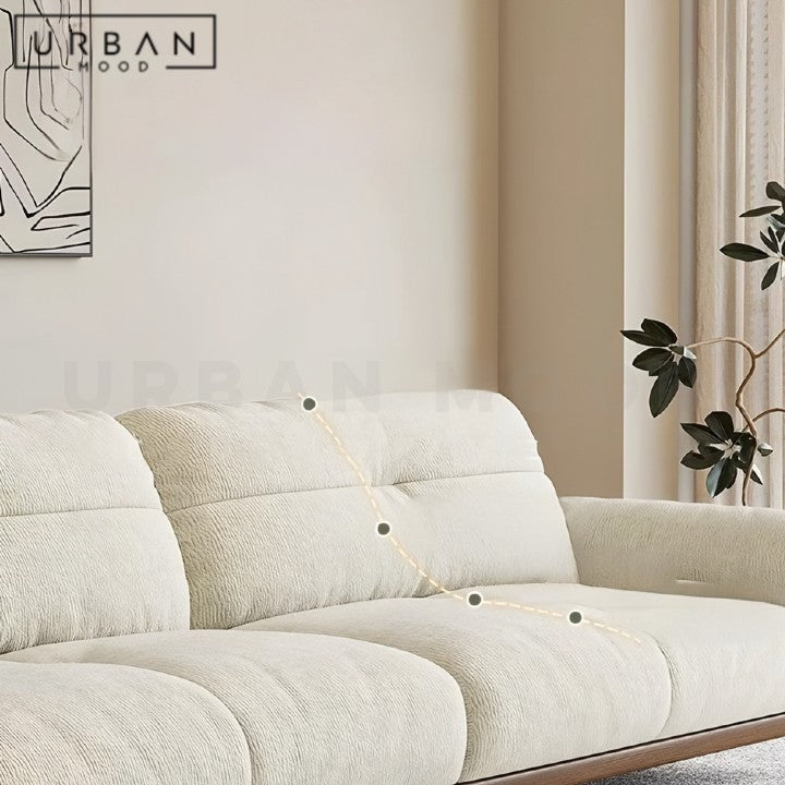 VANE Modern Fabric Sofa (Scratch-Resistant)