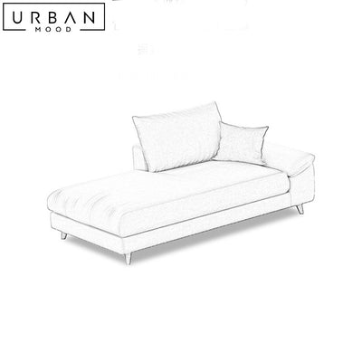 VANI Modern Fabric Daybed