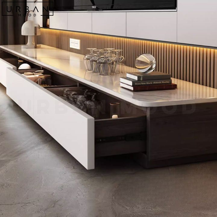 VANLO Modern Sintered Stone TV Console