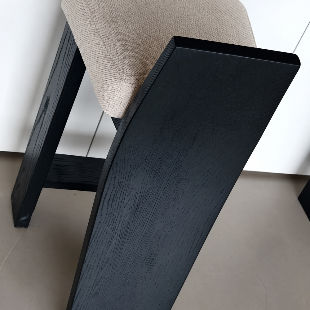 VARENI Modern Solid Wood Bar Stool - Urban Mood Singapore