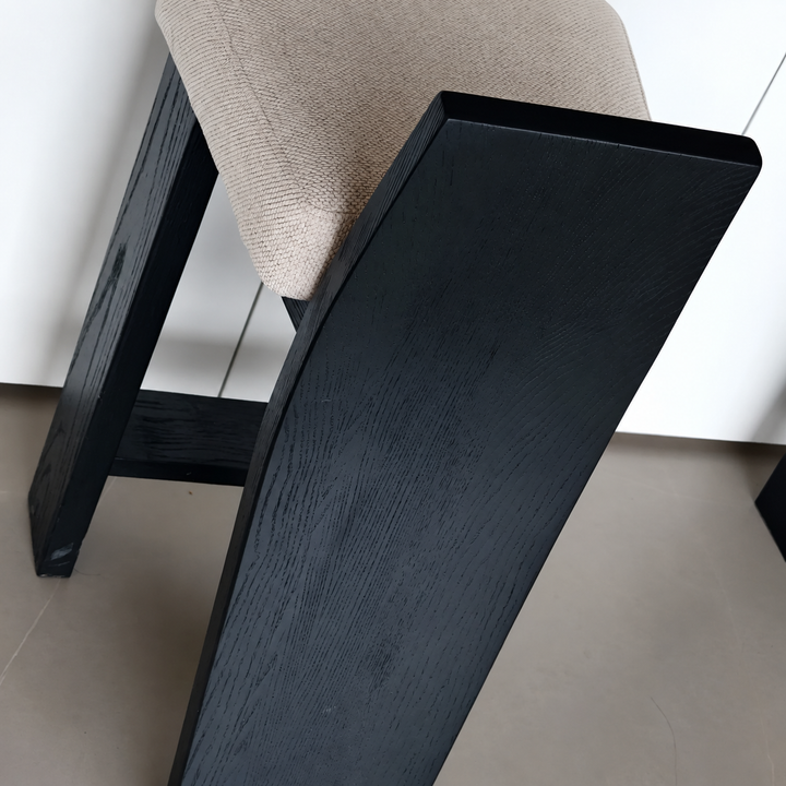 VARENI Modern Solid Wood Bar Stool - Urban Mood Singapore