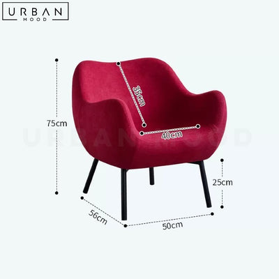 LICO Modern Fabric Armchair