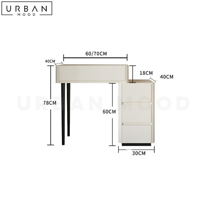 VASIL Modern Vanity Table Set