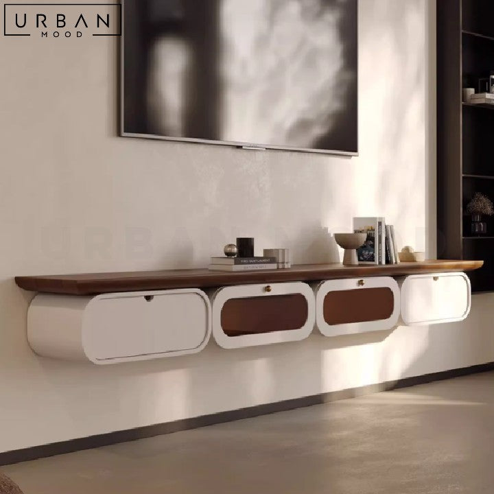 ZEUS Modern Floating TV Console