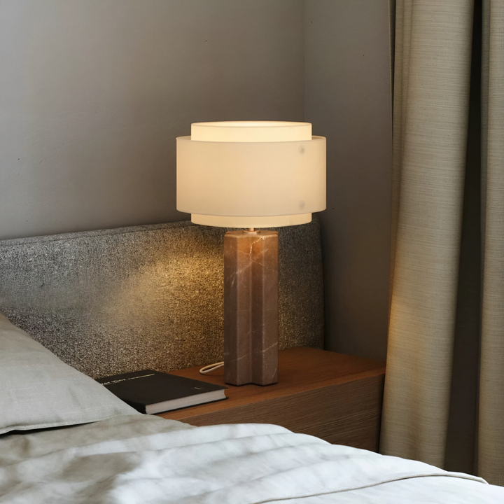 VELORA Modern Marble Table Lamp - Urban Mood Singapore