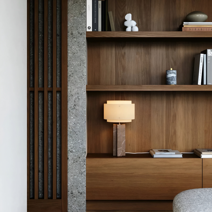 VELORA Modern Marble Table Lamp - Urban Mood Singapore
