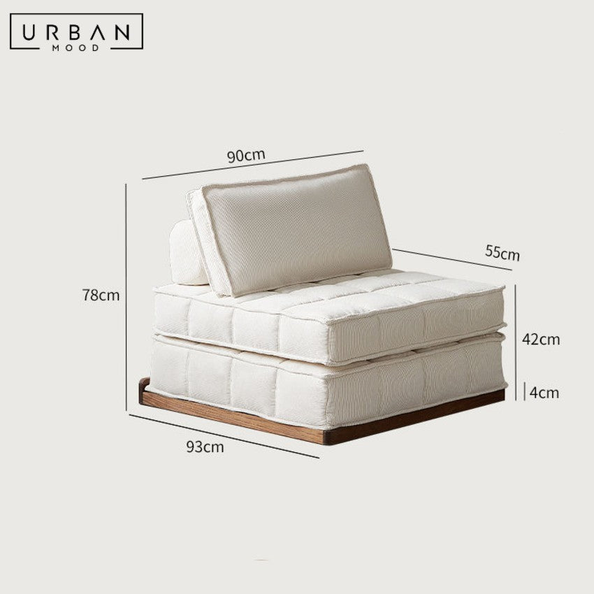 VELVITO Modern Modular Sofa Bed