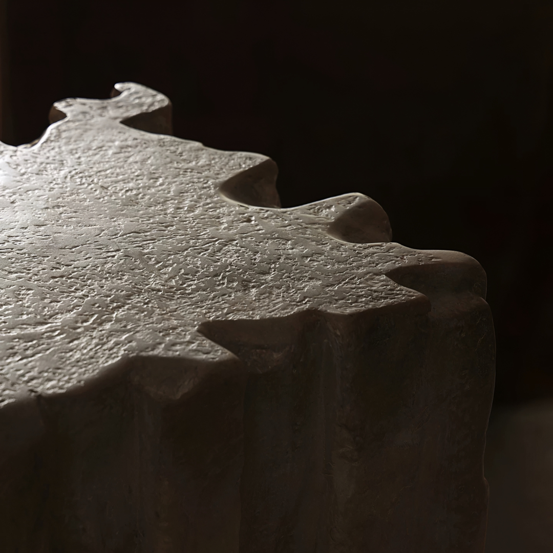 VERALIS Modern Stone Sculptural Pedestal - Urban Mood Singapore