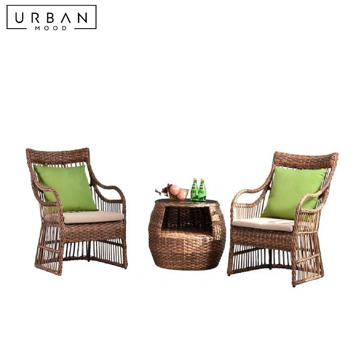 VERBURG Rattan Outdoor Lounge Chair