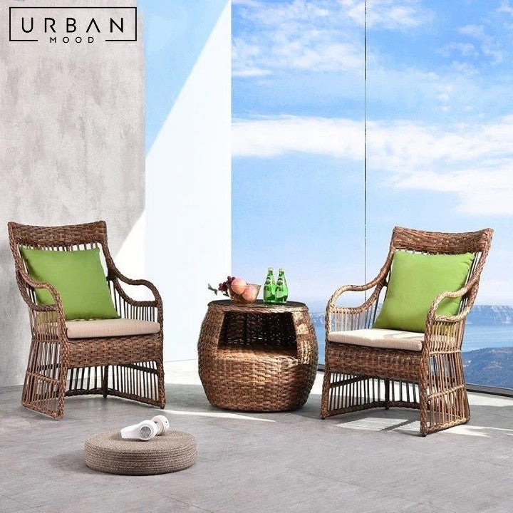 VERBURG Rattan Outdoor Lounge Chair