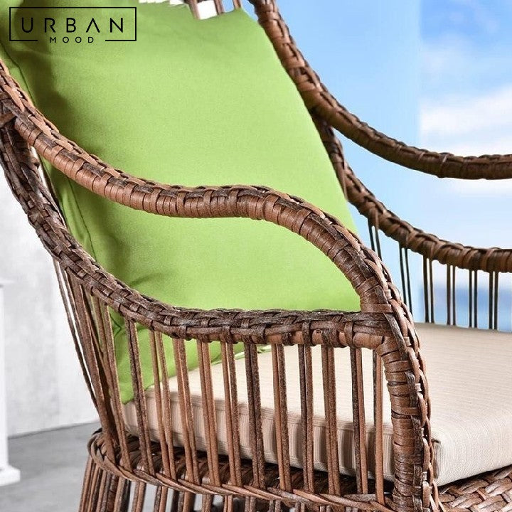 VERBURG Rattan Outdoor Lounge Chair