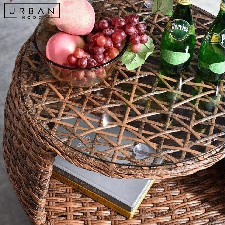 VERBURG Rattan Outdoor Lounge Chair