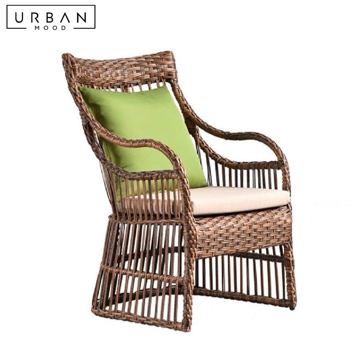 VERBURG Rattan Outdoor Lounge Chair