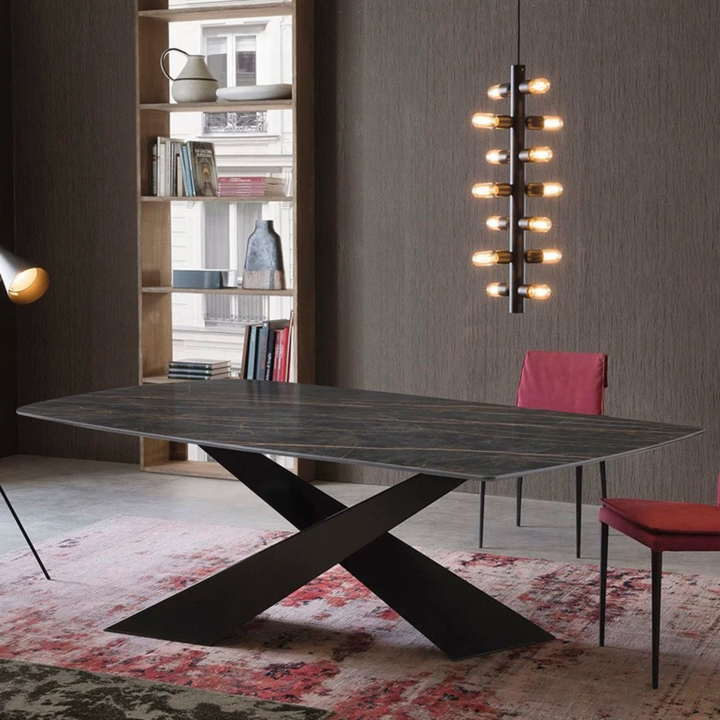 VERDANT Modern Sintered Stone Dining Table - Urban Mood Singapore