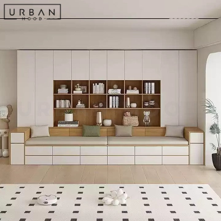 VERHELST Modern Cabinet & Ottoman