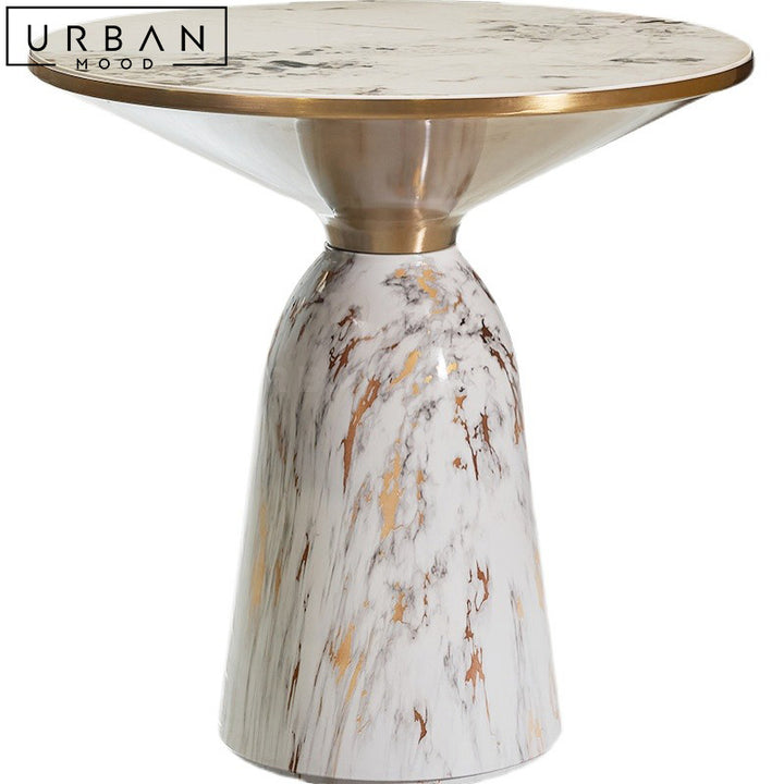 VERMONT Modern Marble Side Table