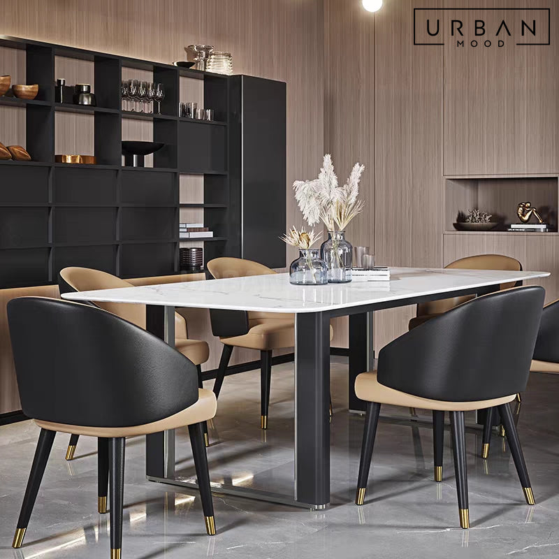 VERVIA Modern Sintered Stone Dining Table – Urban Mood