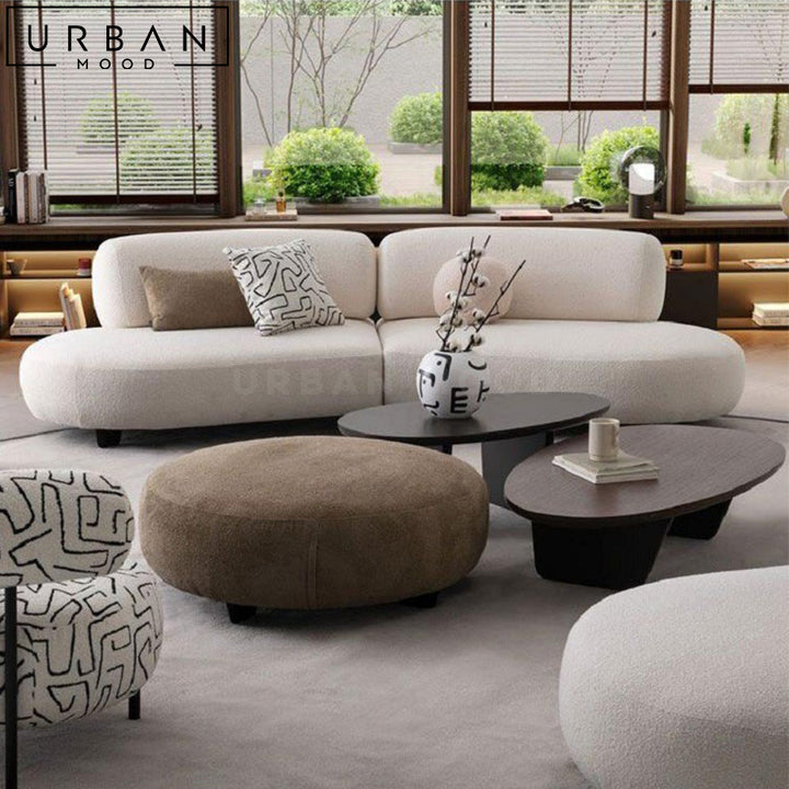 VESSA Modern Boucle Sofa