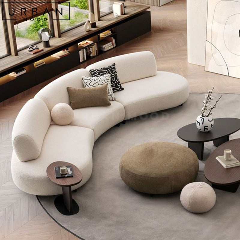 VESSA Modern Boucle Sofa