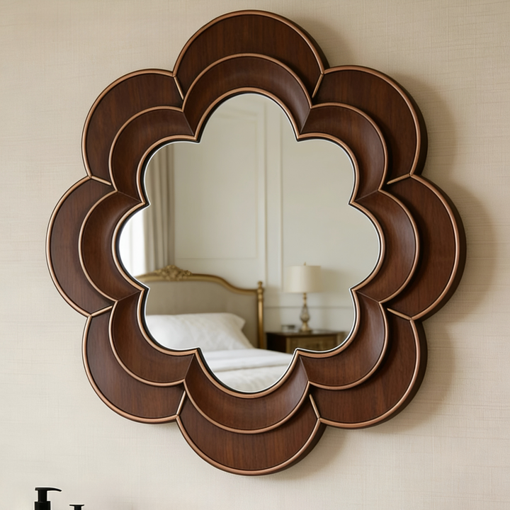 VESTARO Classic Floral Wall Mirror - Urban Mood Singapore