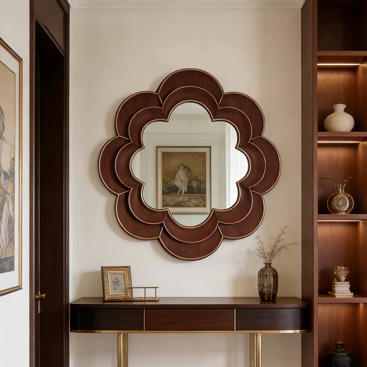 VESTARO Classic Floral Wall Mirror - Urban Mood Singapore