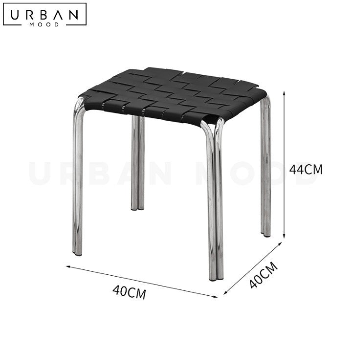 VIAENE Modern Leather Stool