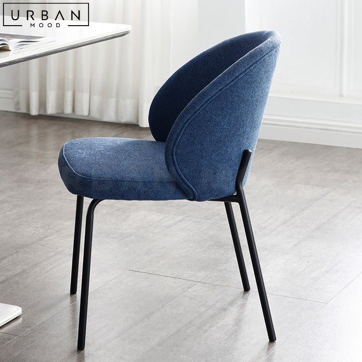 VILLENE Modern Fabric Dining Chair