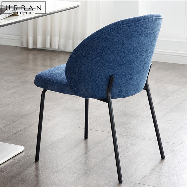 VILLENE Modern Fabric Dining Chair