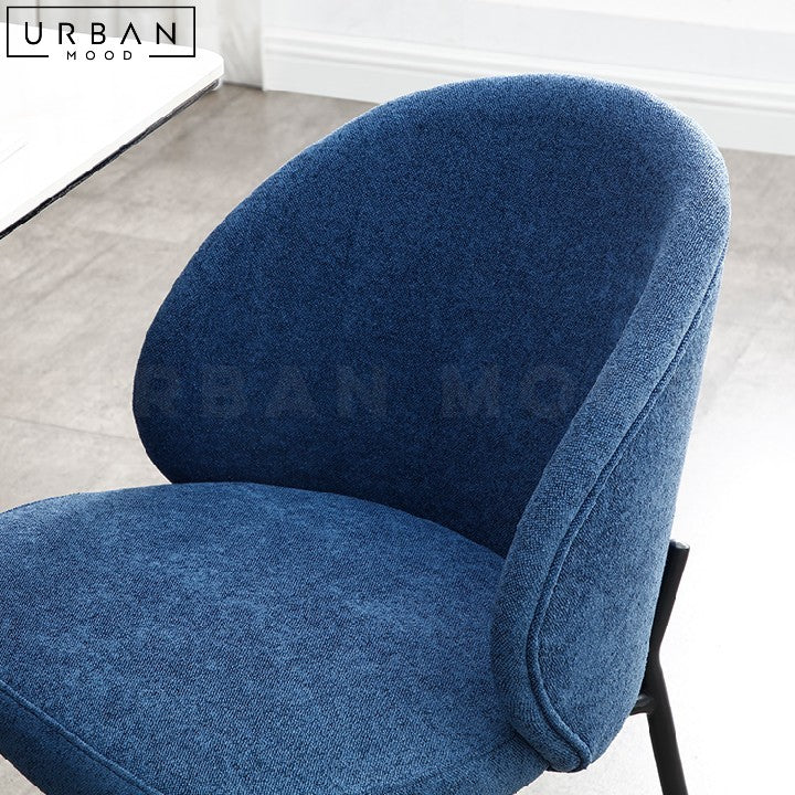 VILLENE Modern Fabric Dining Chair