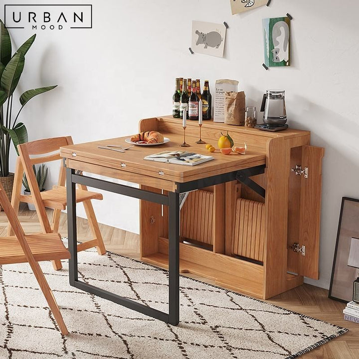 VILLIERS Japandi Extendable Dining Table