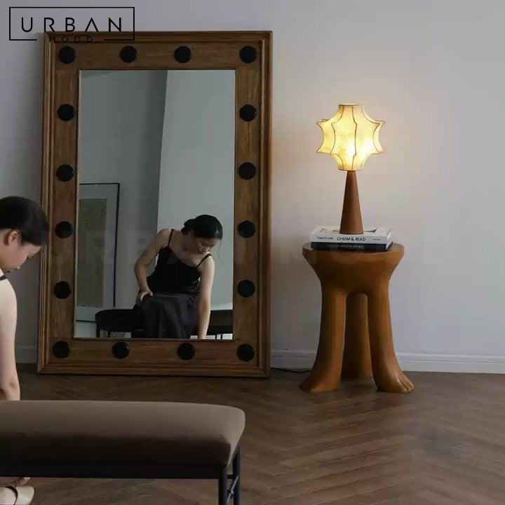 VINKA Aesop Solid Wood Wall Mirror