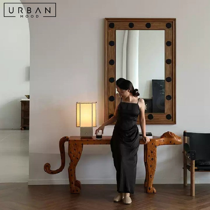 VINKA Aesop Solid Wood Wall Mirror