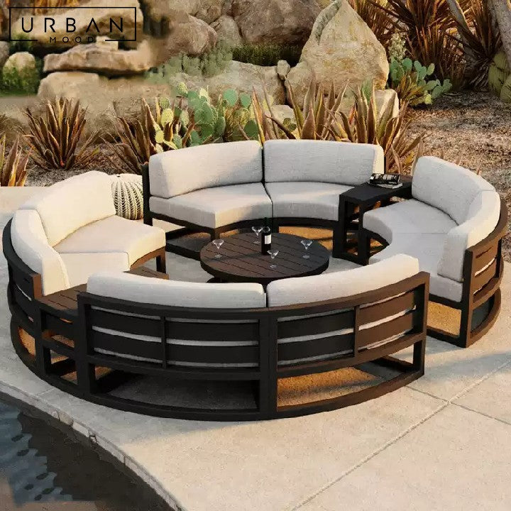 VIOLETTE Modern Fabric Outdoor Sofa